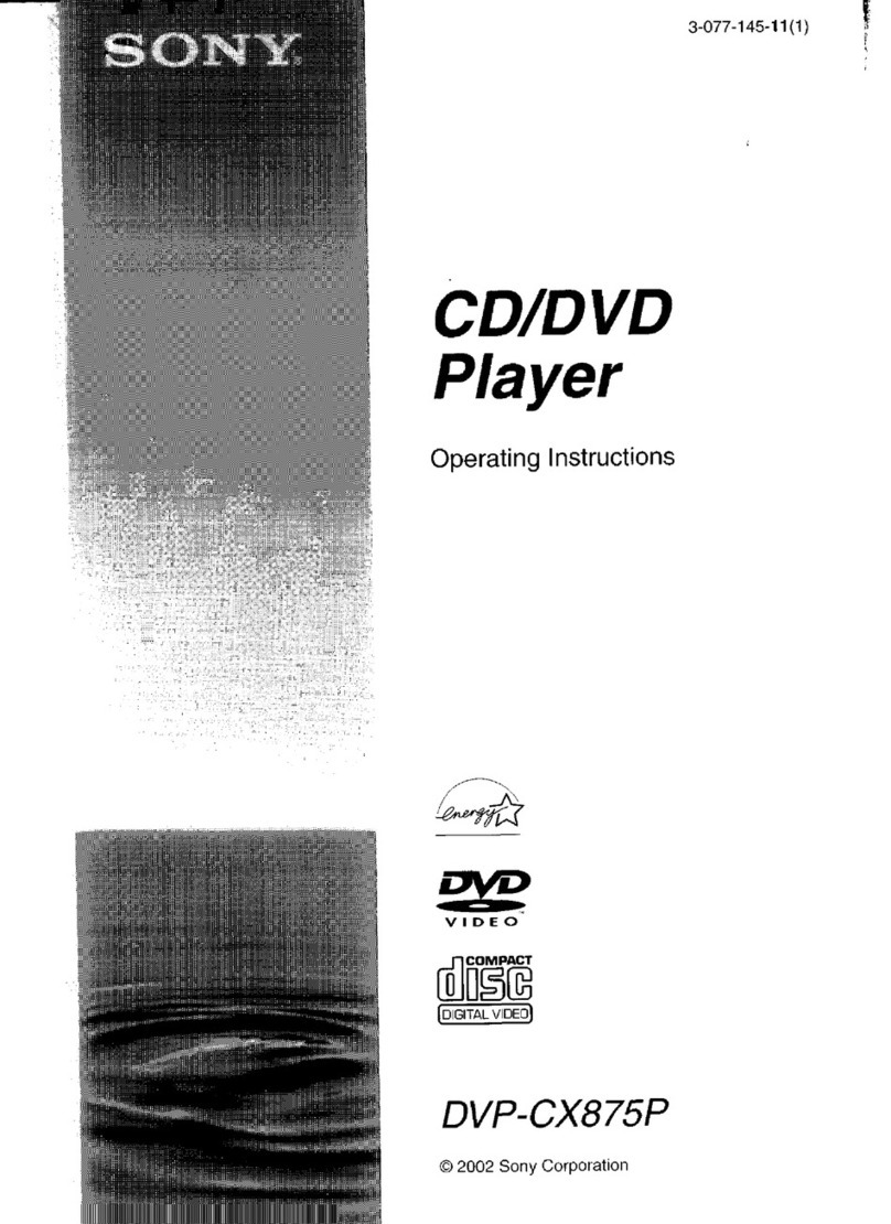 Sony DVP-CX875P User manual