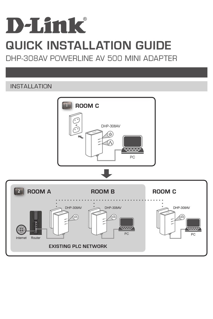 D-Link DHP-308AV User manual D-Link DHP-308AV User manual
