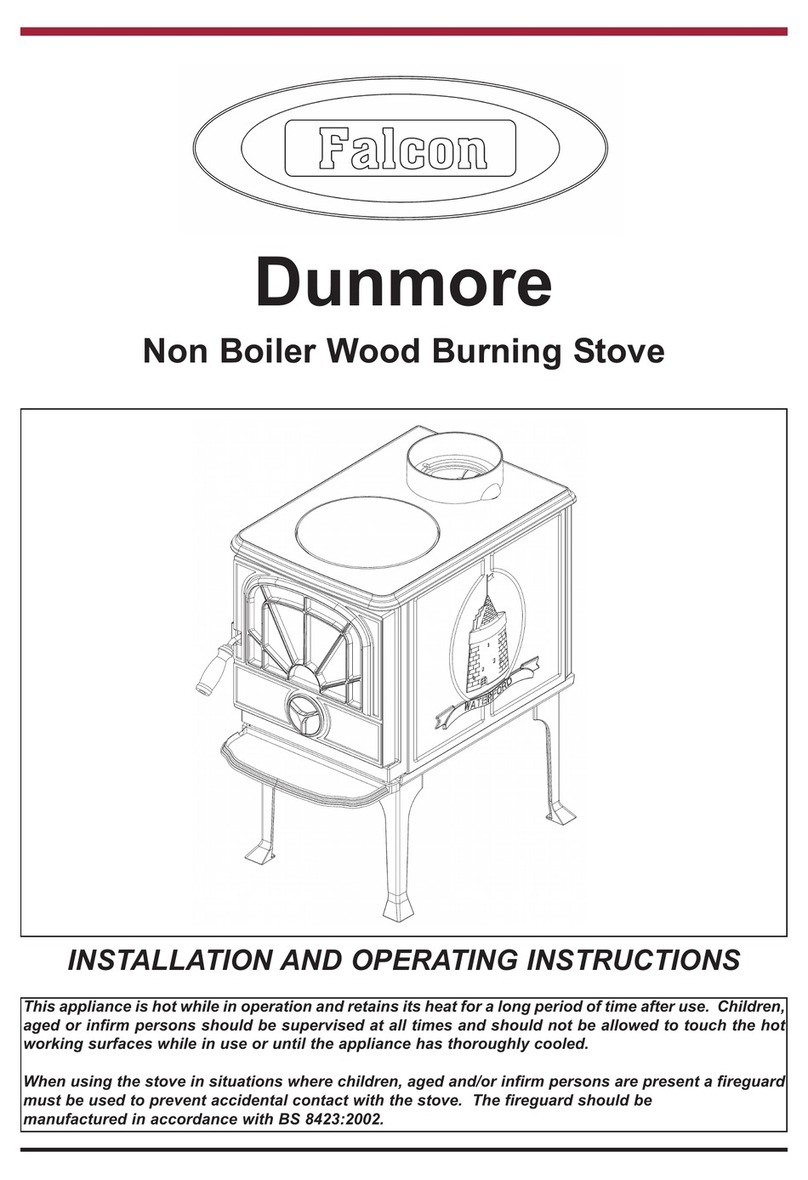 Falcon Dunmore Installation and operating instructions