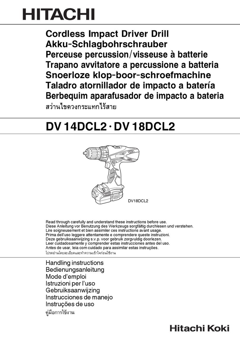 Hitachi DV 14DCL2 User manual