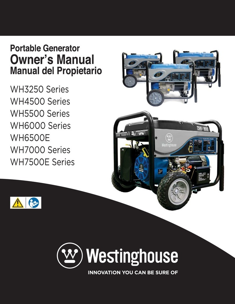 Westinghouse WH3250 User manual