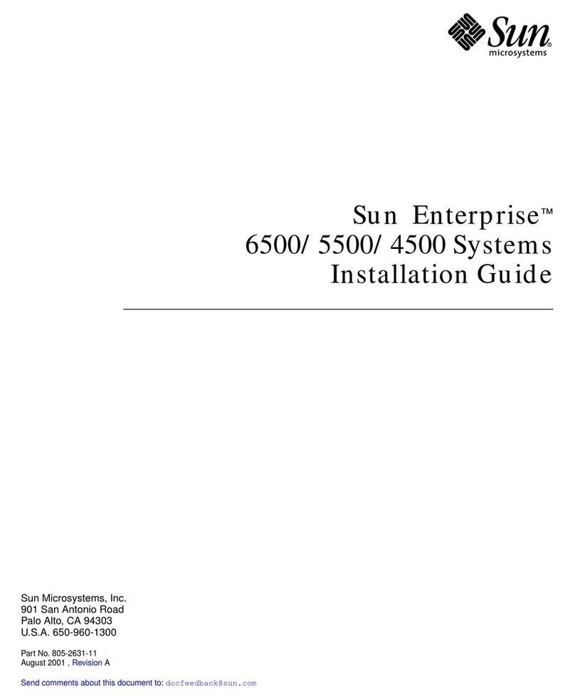 Sun Microsystems Sun Enterprise 6500 installation guide Sun Microsystems Sun Enterprise 6500 installation guide