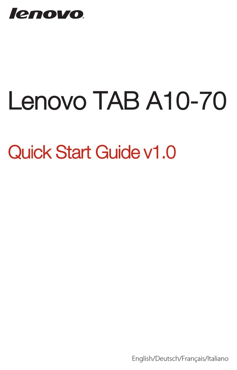 Lenovo TAB A10-70 User manual