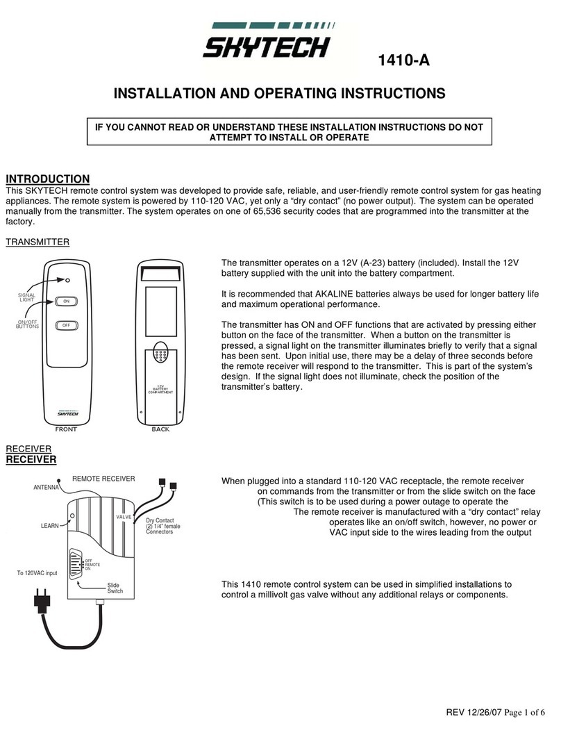 Skytech 1410-A User manual