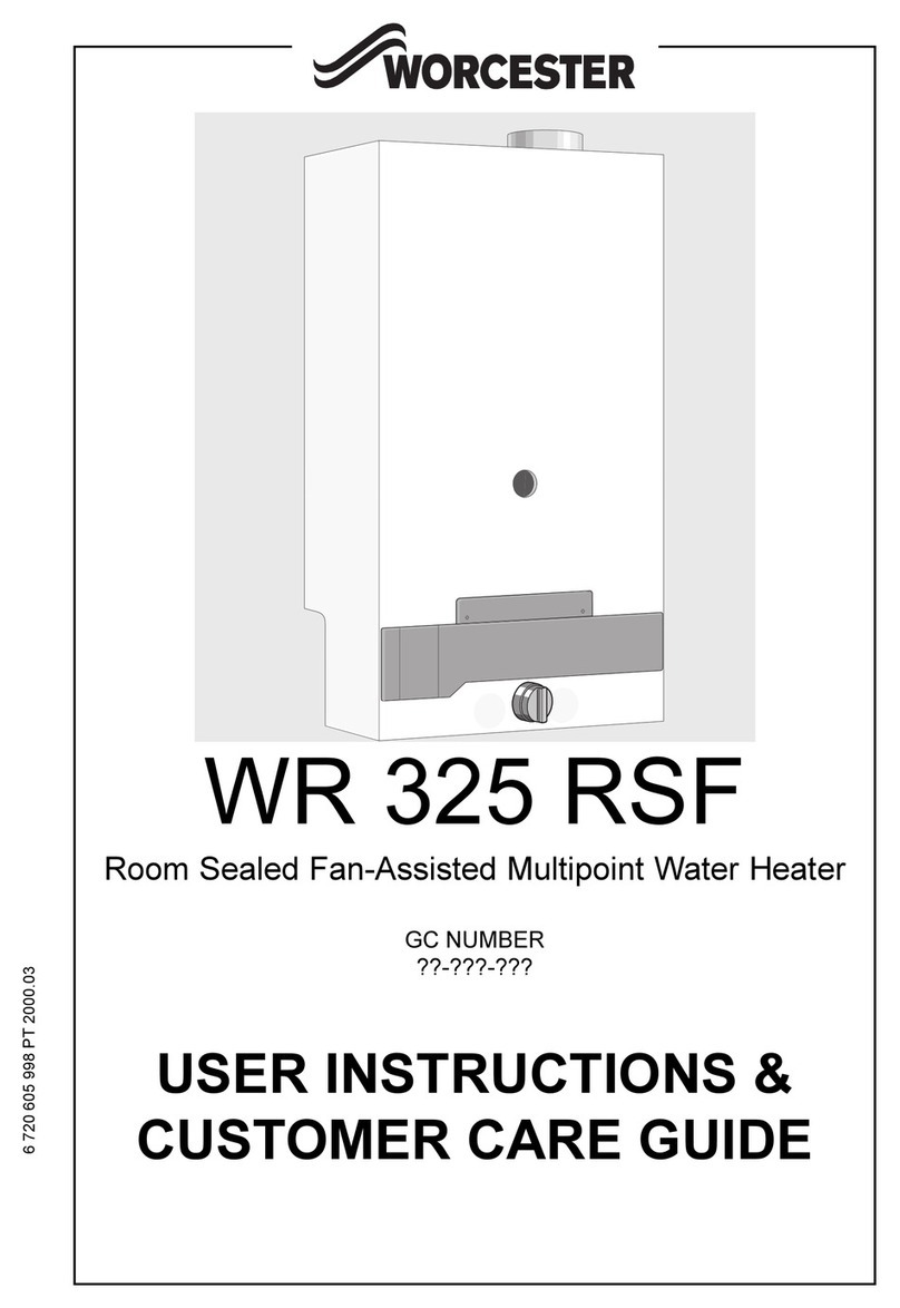 Worcester WR 325 RSF User manual Worcester WR 325 RSF User manual