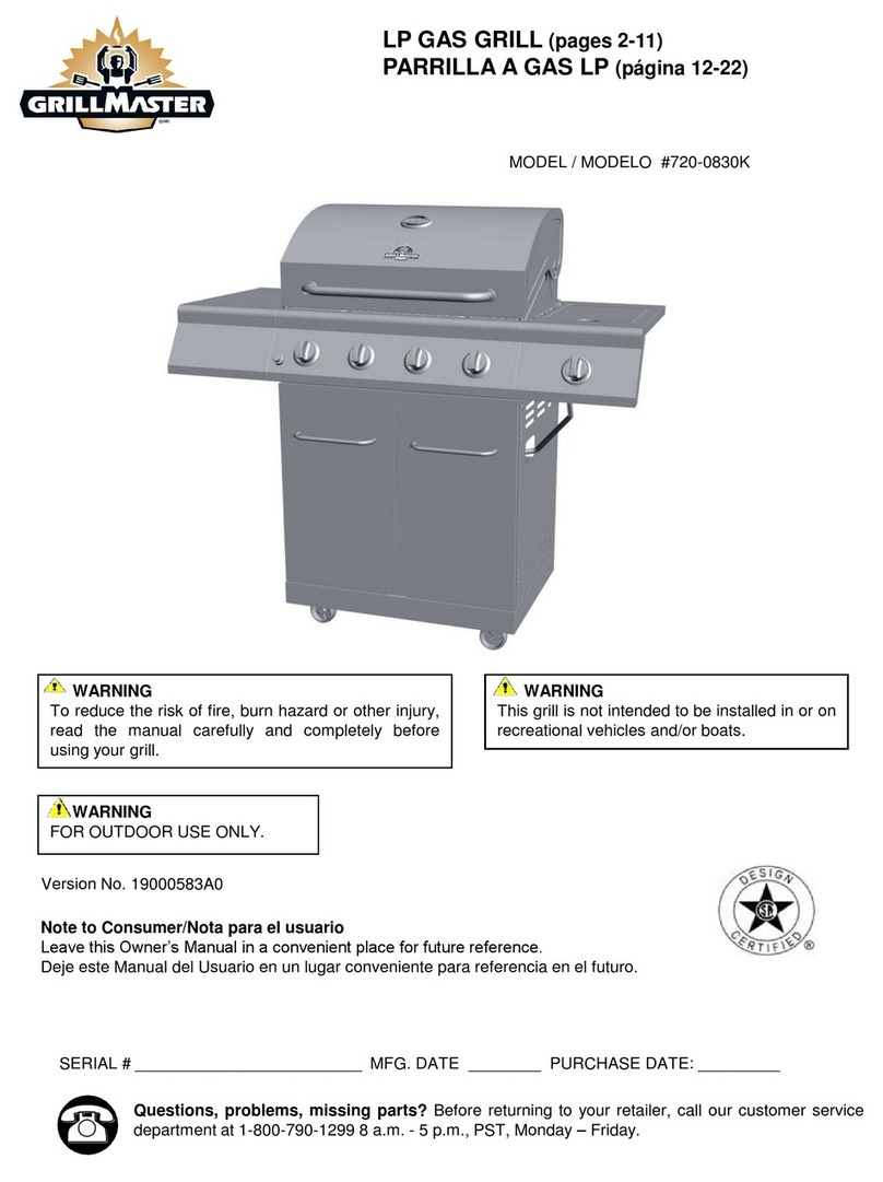 GrillMaster 720-0830K user manual GrillMaster 720-0830K user manual