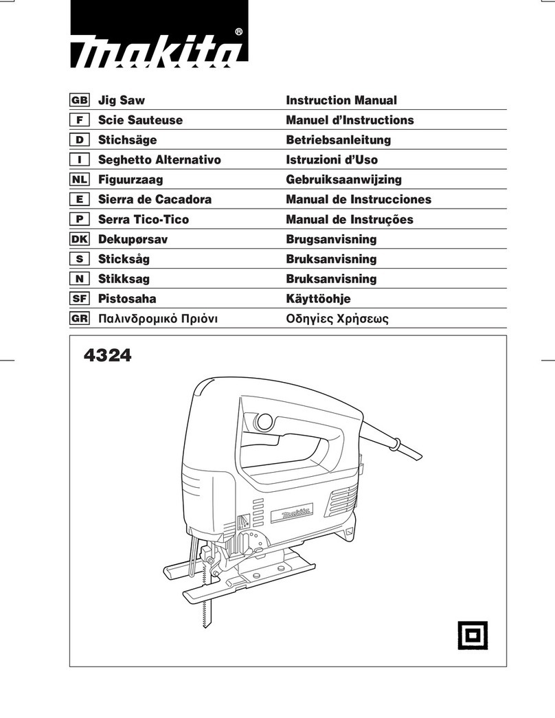 Makita 4324 User manual