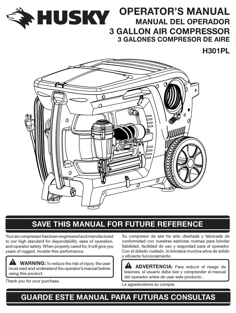 Husky H301PL Operator's manual