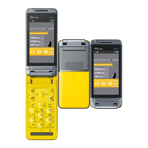 KDDI CA001 User manual