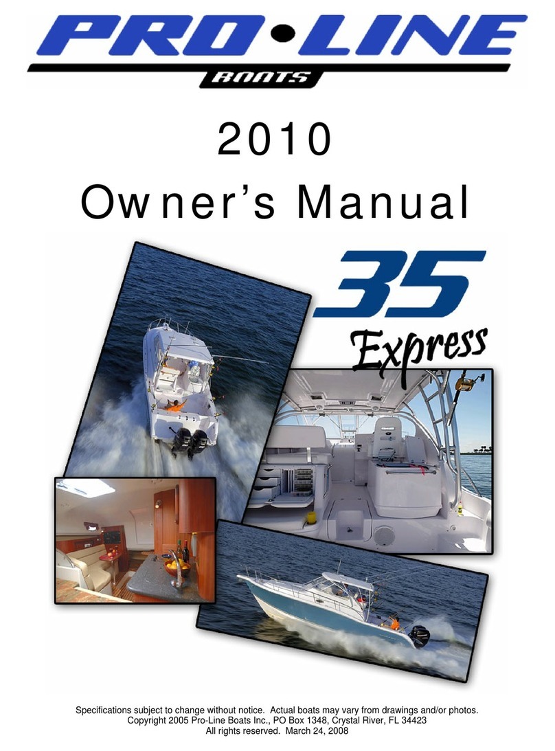 Pro-Line Boats 2010 35 Express owner's manual