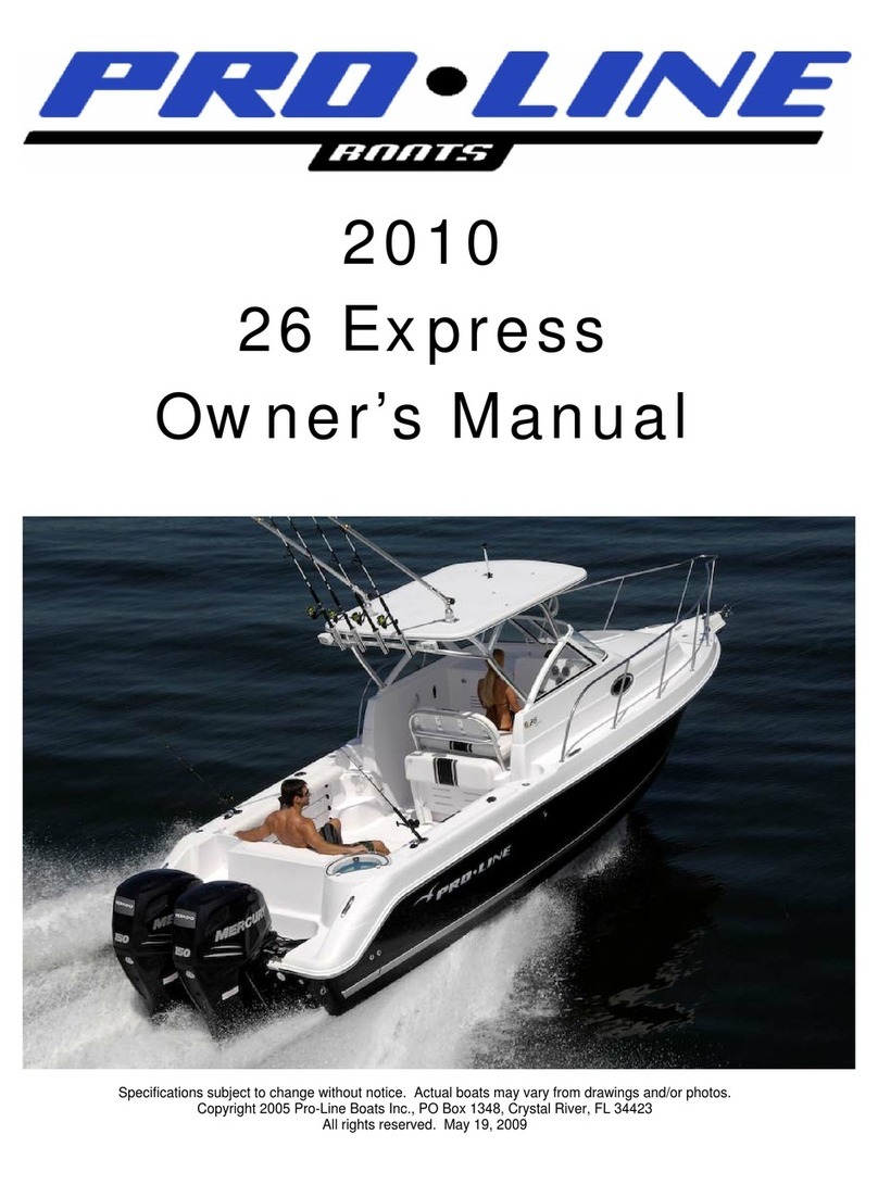 Pro-Line Boats 2010 26 Express owner's manual Pro-Line Boats 2010 26 Express owner's manual