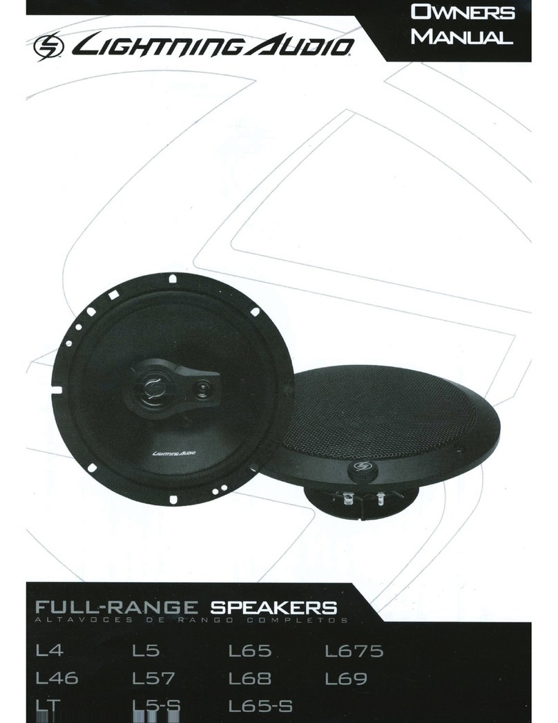 Lightning Audio L4 User manual