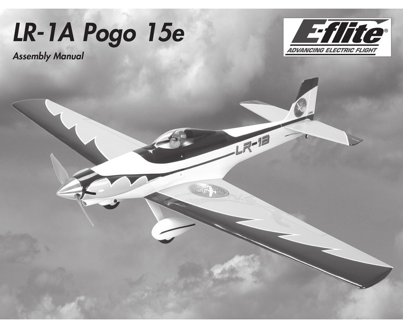E-FLITE LR-1A Pogo 15e User manual