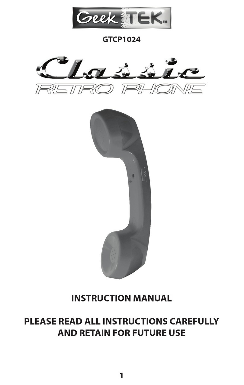 Geek Tek GTCP1024 instruction manual