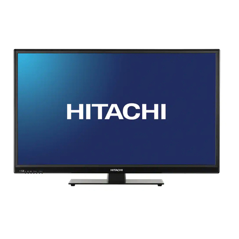 Hitachi LE39E407 User manual