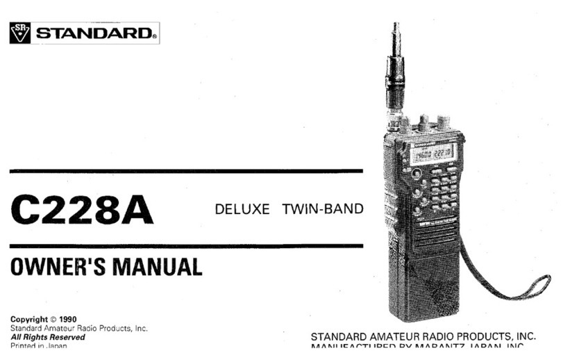 Standard c228a owner's manual