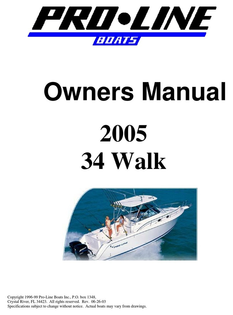 Pro-Line Boats 2005 34 Walk owner's manual Pro-Line Boats 2005 34 Walk owner's manual