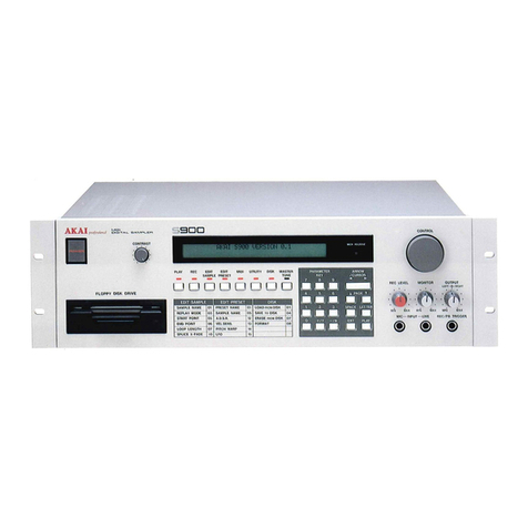 Akai S900 User manual