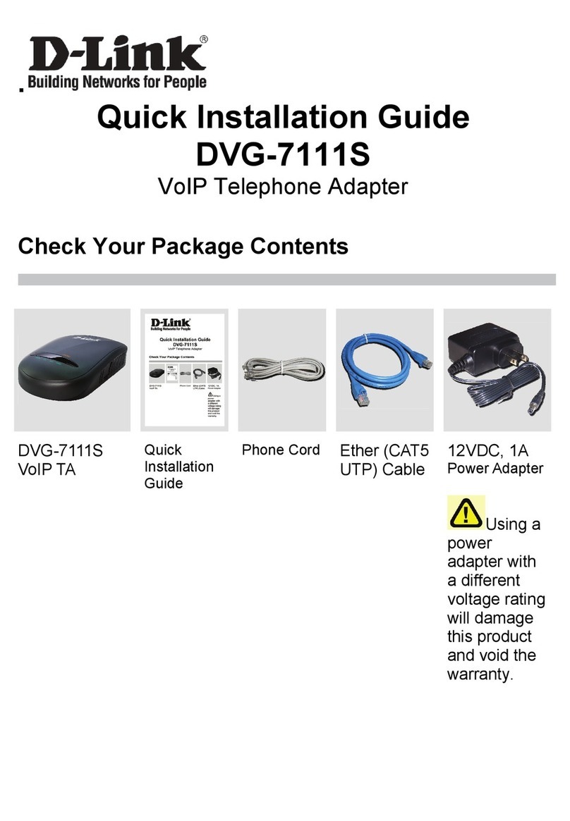 D-Link DVG-7111S User manual D-Link DVG-7111S User manual