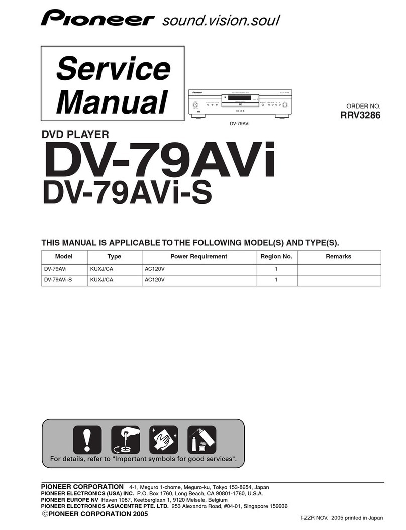 Pioneer Elite DV-79AVi User manual