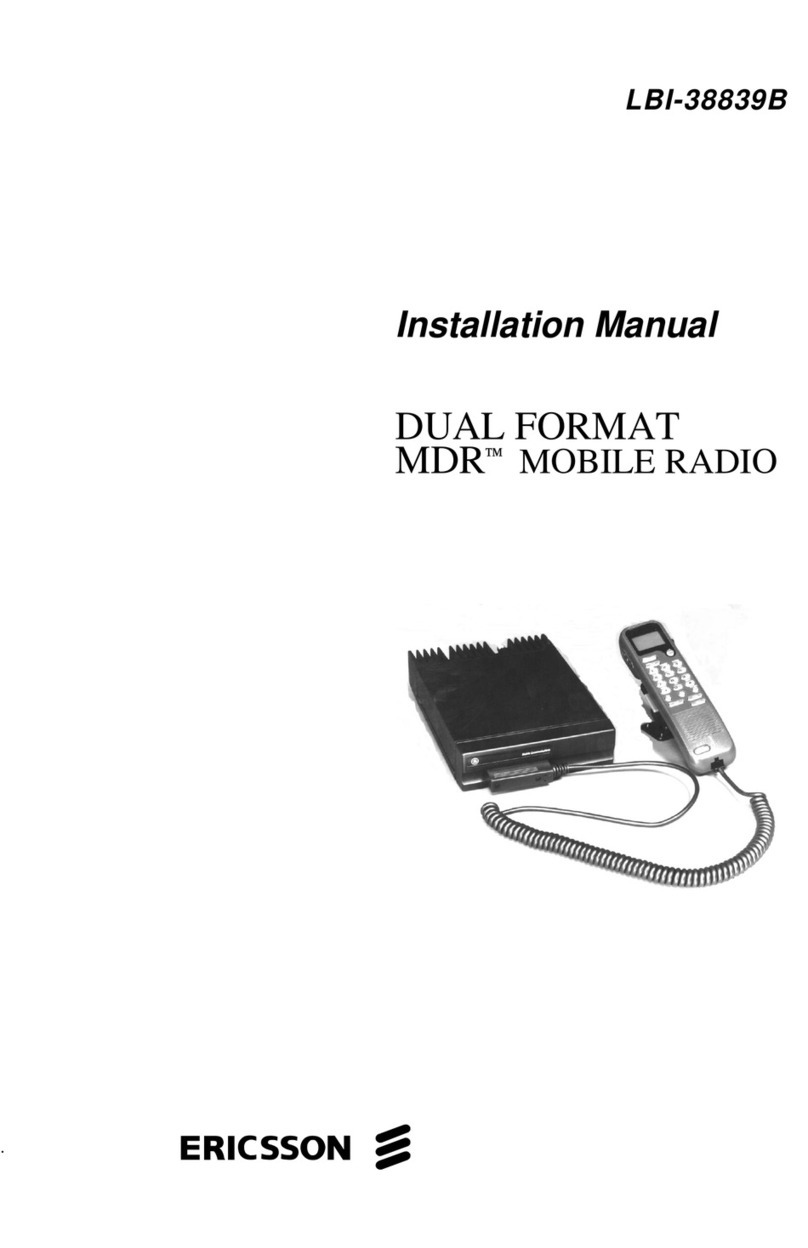 Ericsson DUAL FORMAT MDR User manual
