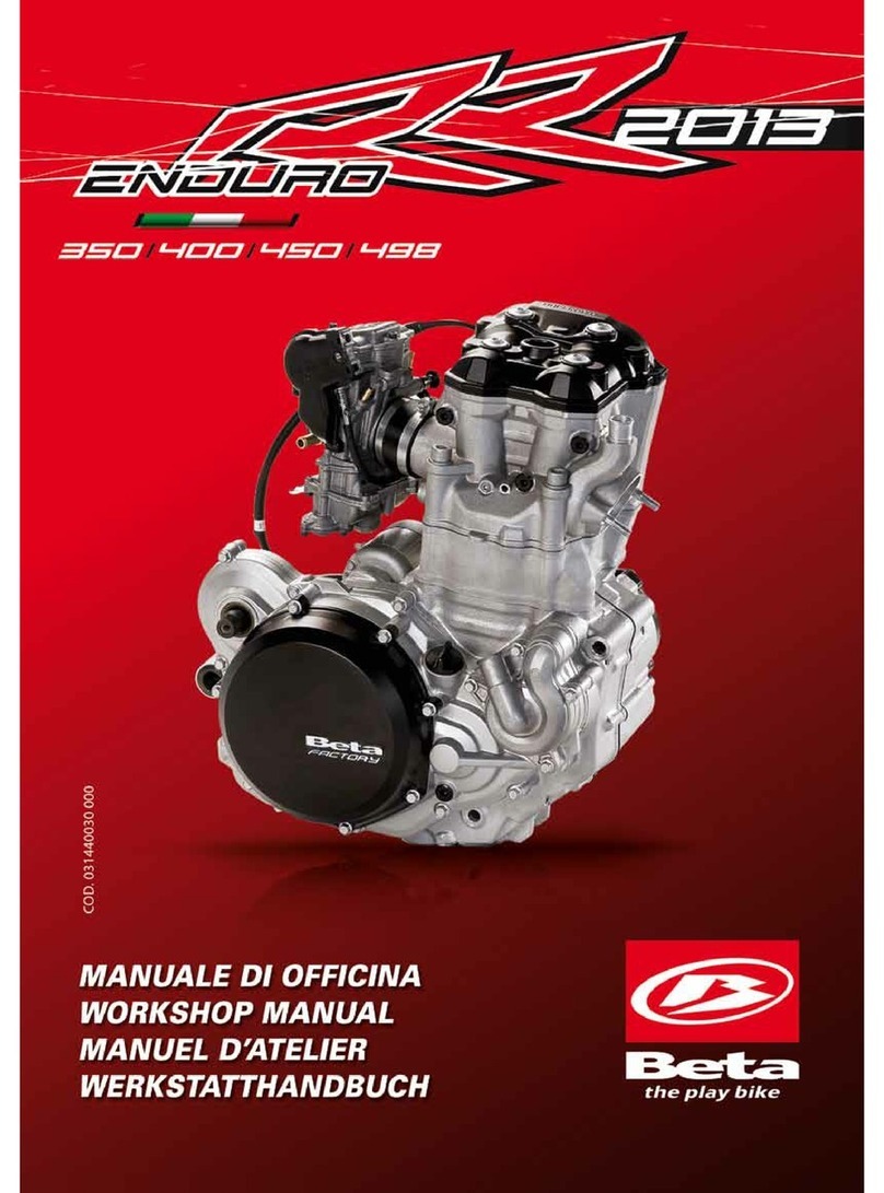Beta Enduro RR 350 2013 Instruction manual