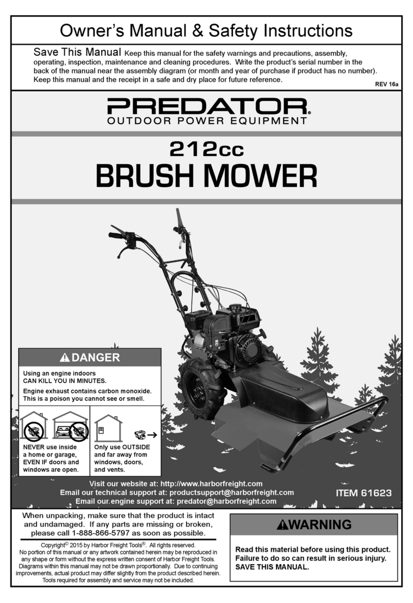 Predator 61623 Owner's manual & safety instructions