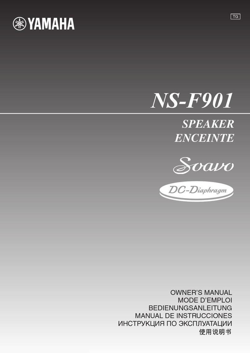 Yamaha NS-F901 User manual