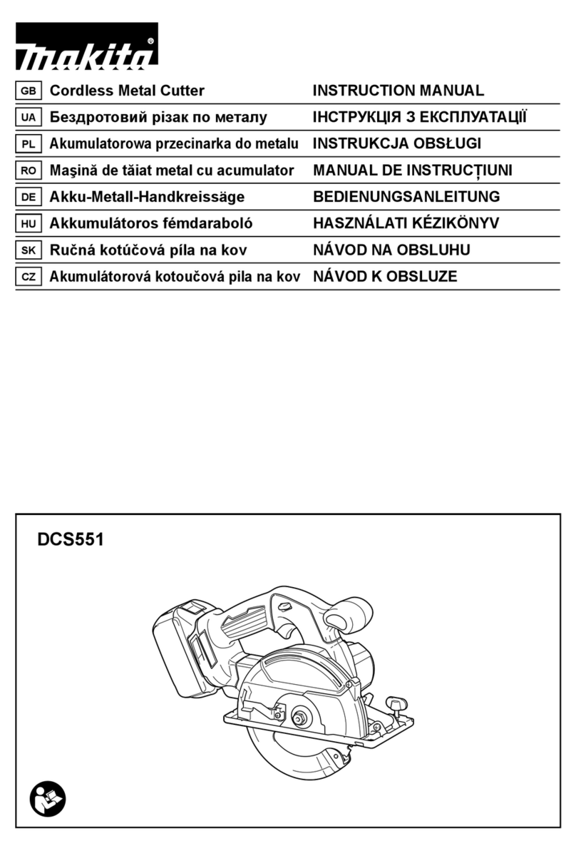 Makita DCS551 instruction manual