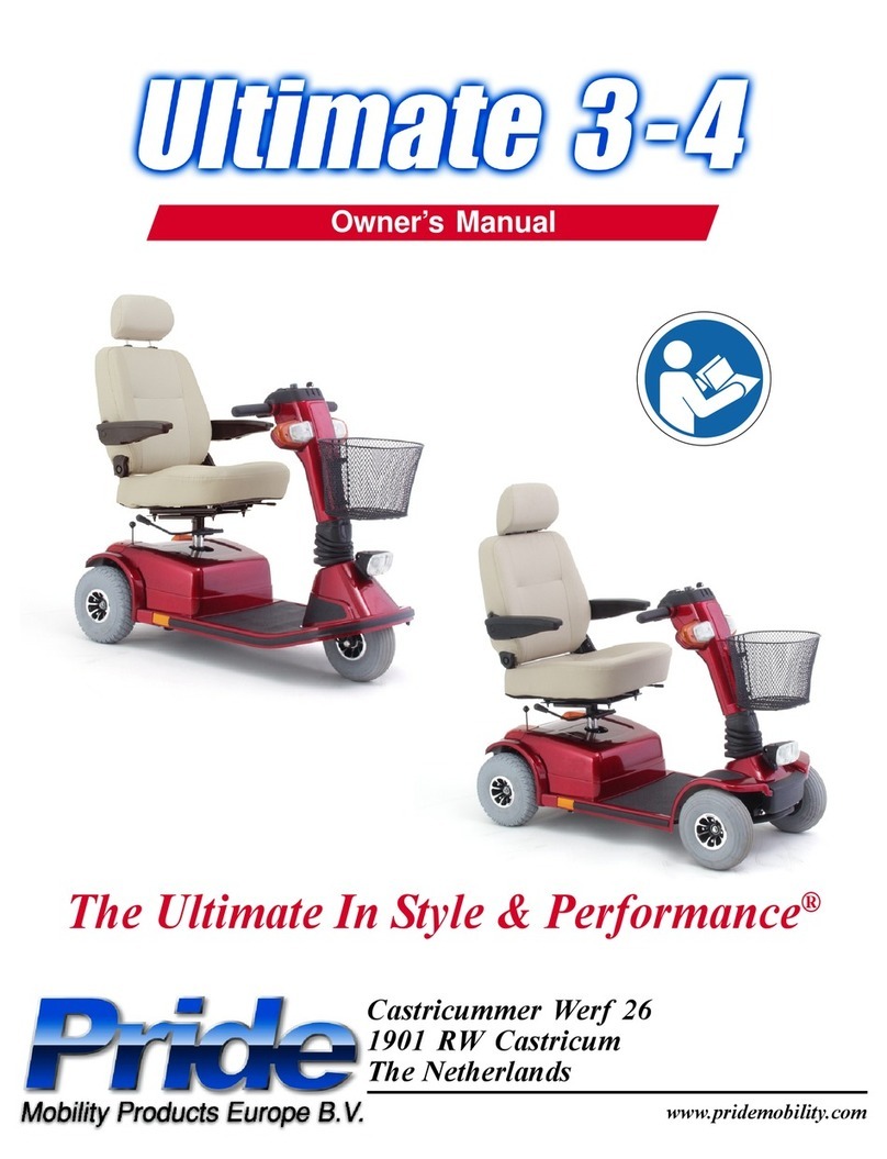 Pride Ultimate 3 CF3001 owner's manual