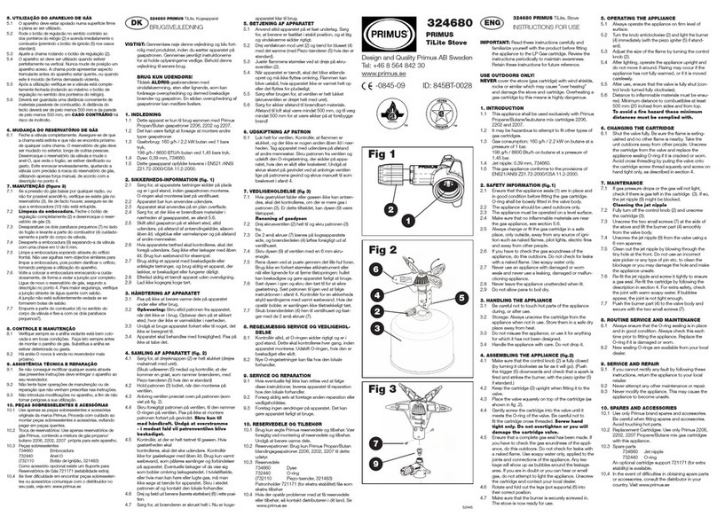Primus TiLite 324680 User manual