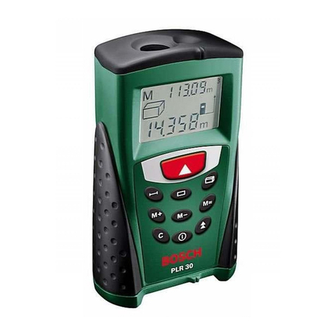 Bosch PLR 30 operating instructions
