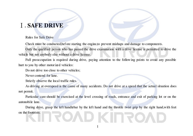 Kinroad XT50PY instruction manual