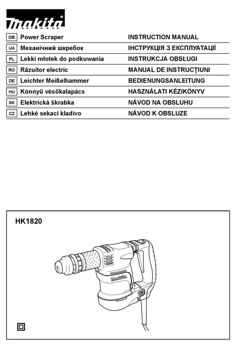 Makita HK1820 User manual