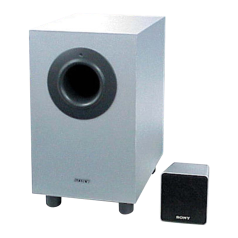 Sony SA-VE155 User manual