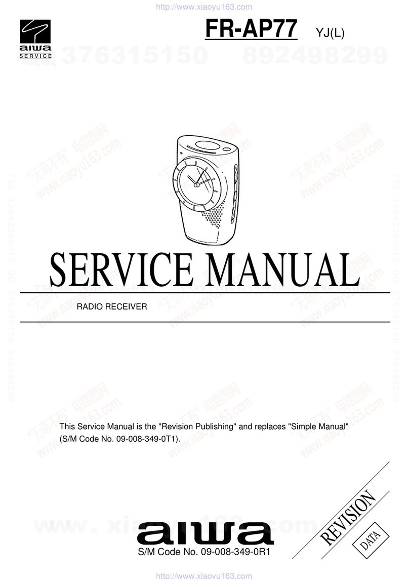 Aiwa FR-AP77 Service manual