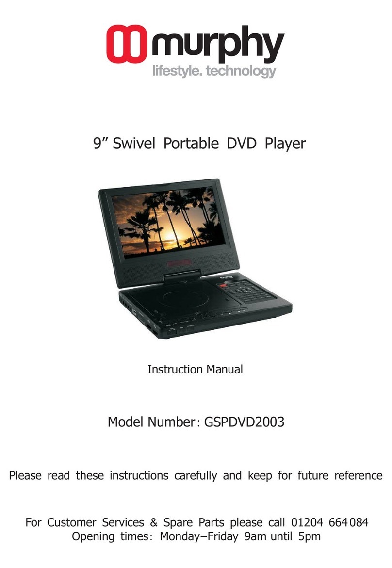 Murphy GSPDVD2003 instruction manual