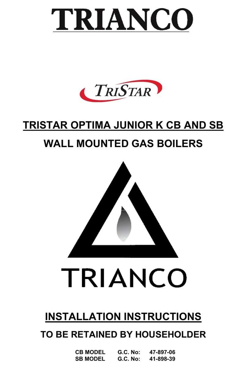 Trianco TRISTAR OPTIMA JUNIOR K CB installation instructions