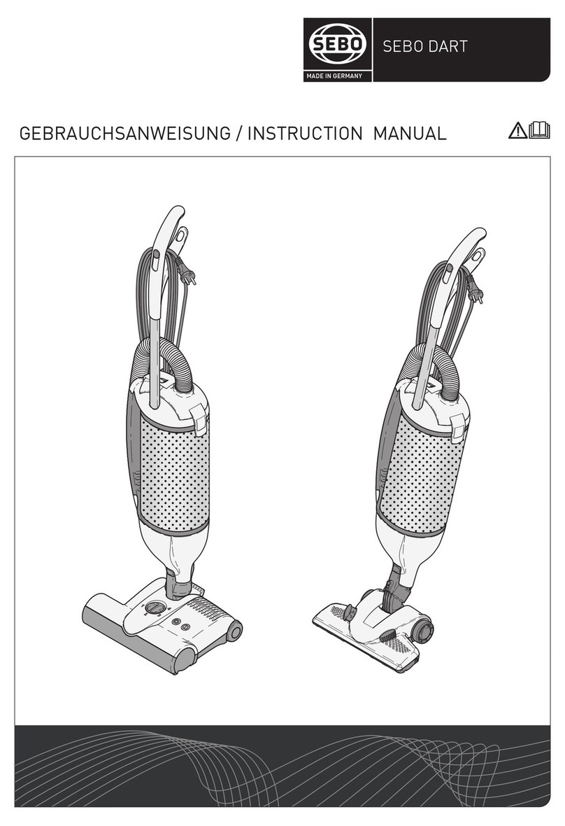 Sebo Dart instruction manual