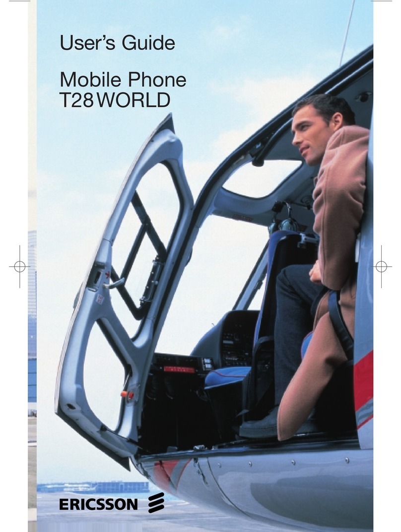 Ericsson T28 User manual