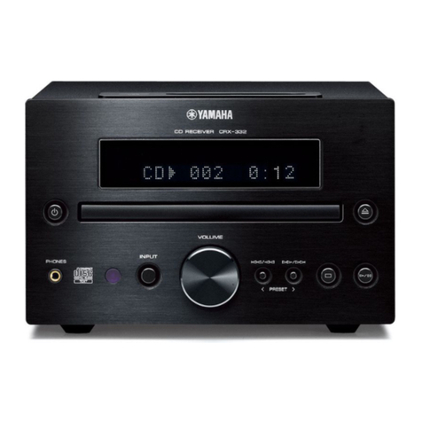 Yamaha CRX-332 owner's manual