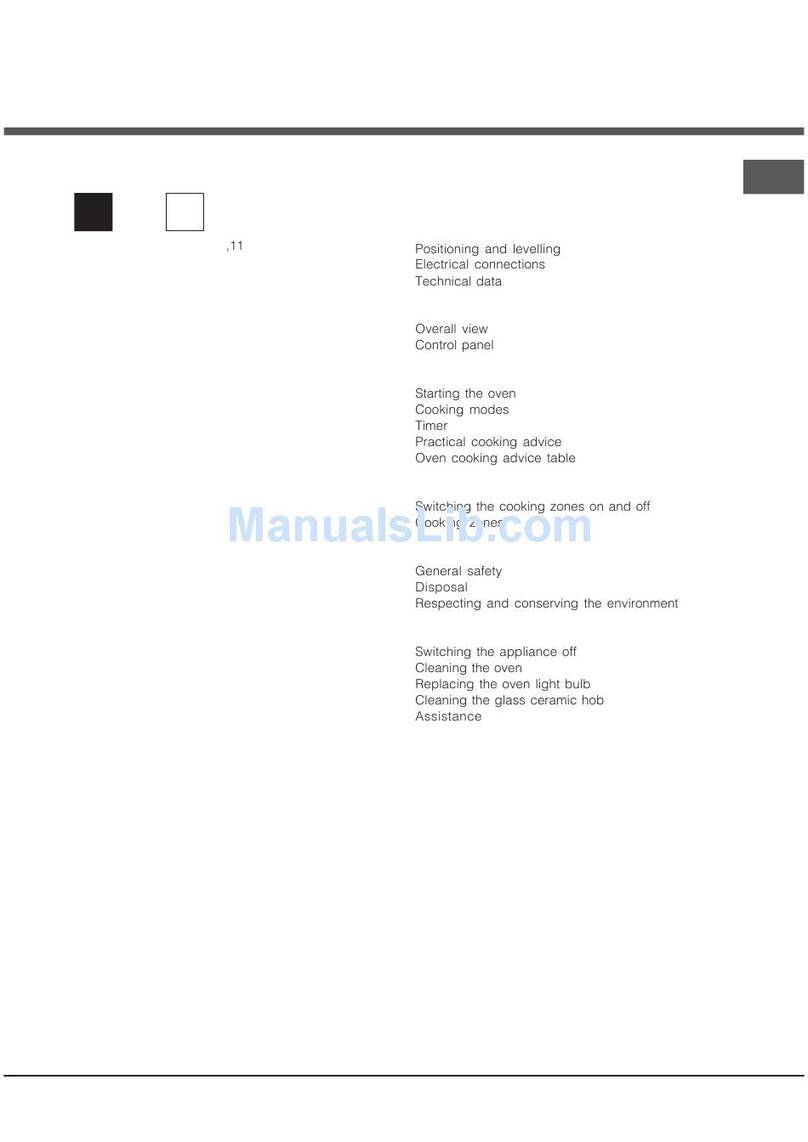 Hotpoint Ariston C3VN1R HA operating instructions