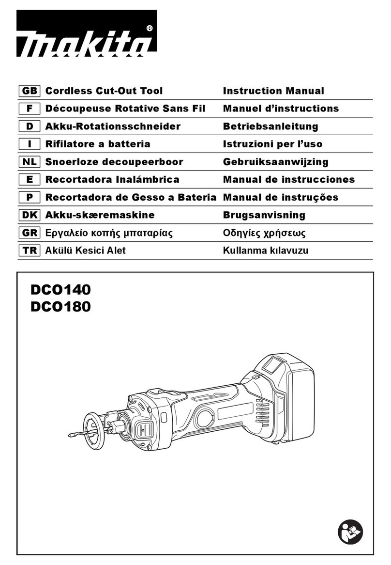 Makita DCO140 instruction manual
