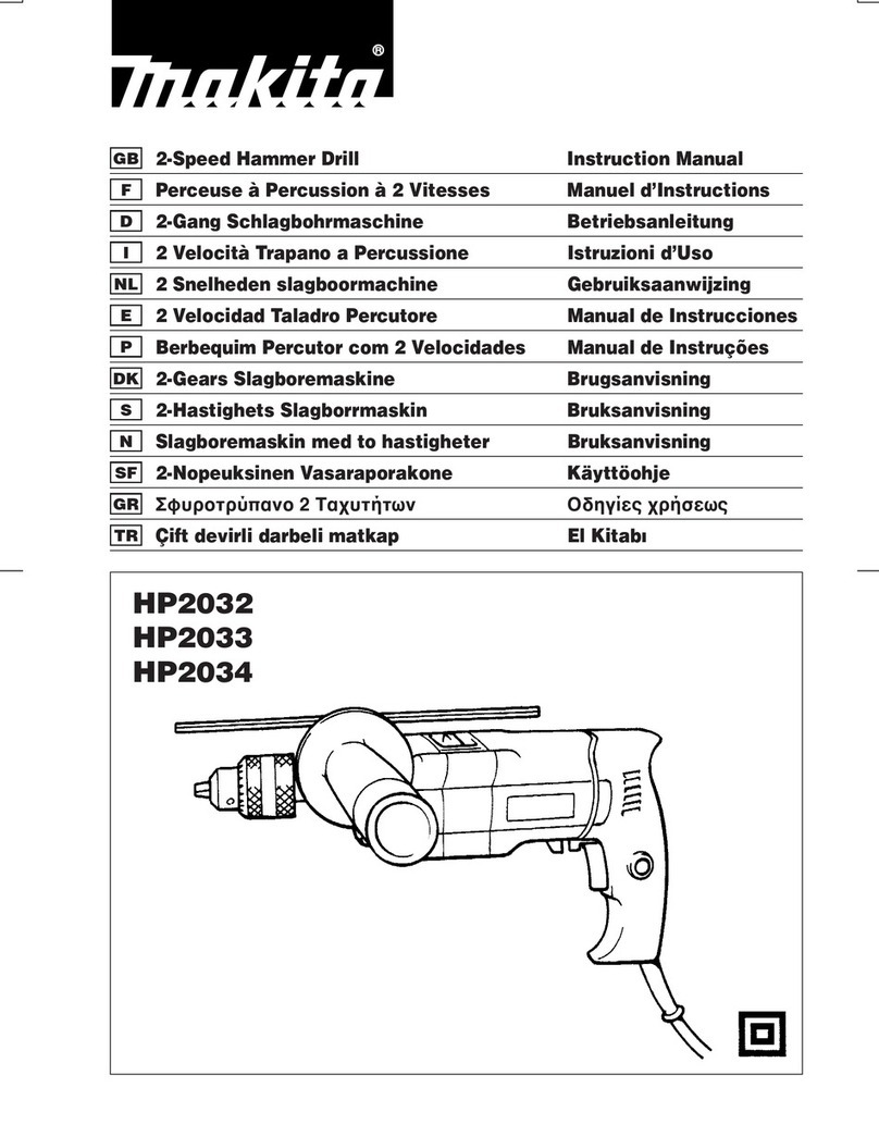 Makita HP2032 instruction manual