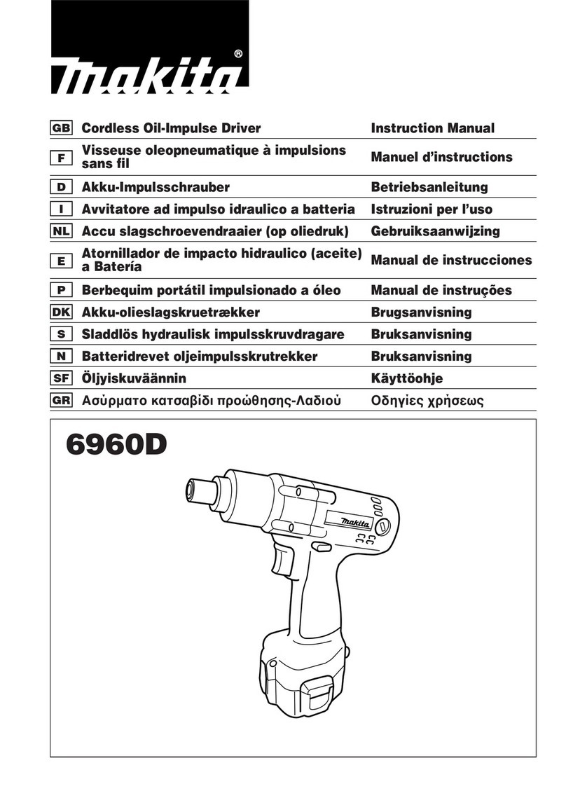 Makita 6960D User manual Makita 6960D User manual