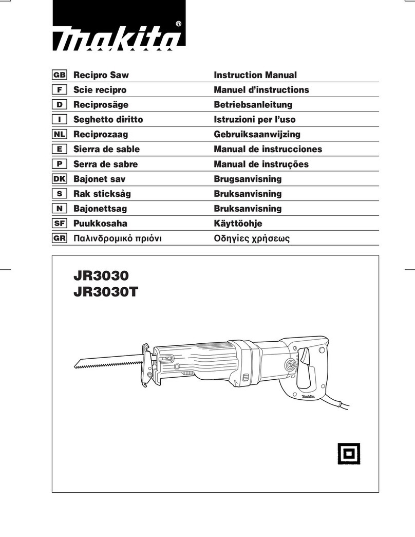 Makita JR3030 instruction manual Makita JR3030 instruction manual