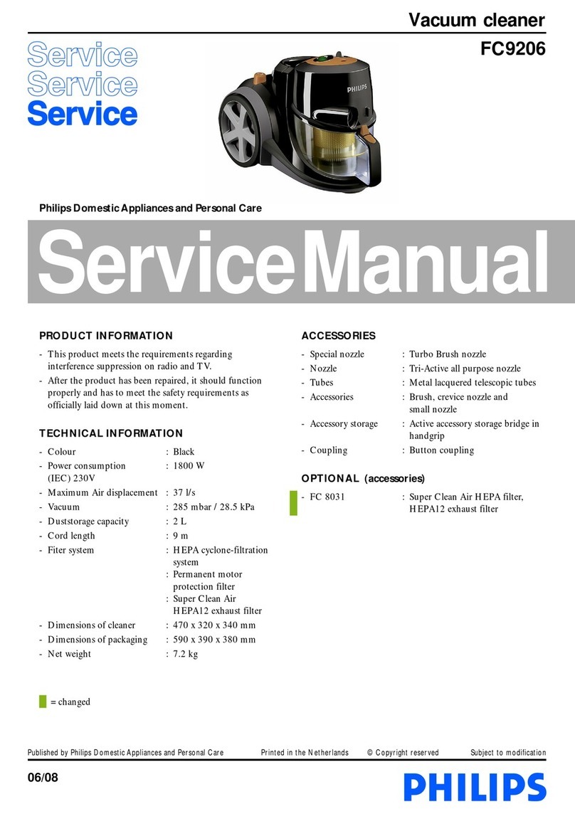 Philips FC9206 Service manual