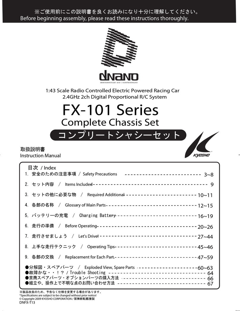 Kyosho FX-101 Series User manual