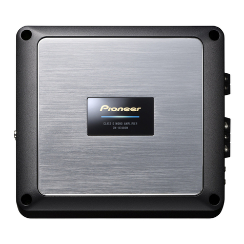 Pioneer GM-D7400M - Amplifier User manual