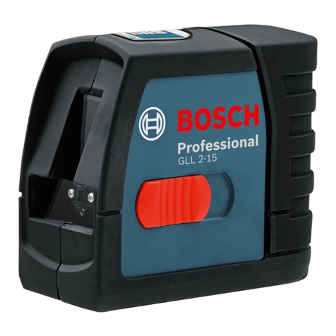 Bosch GLL 2-15 User manual